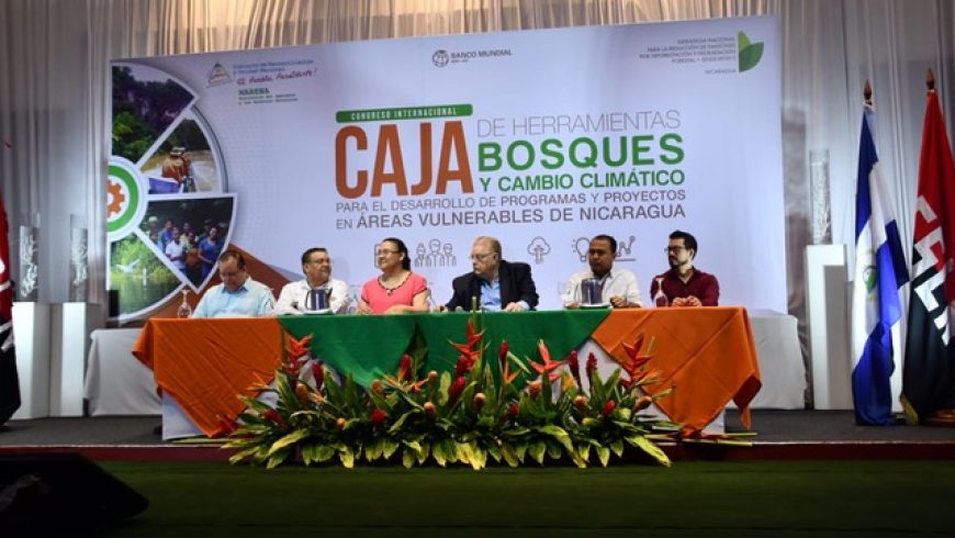 MARENA REALIZA CONGRESO INTERNACIONAL CAJA DE HERRAMIENTAS DE BOSQUE Y CAMBIO CLIMÁTICO PARA EL DESARROLLO DE PROGRAMAS Y PROYECTOS EN AREAS VULNERABLES DE NICARAGUA.