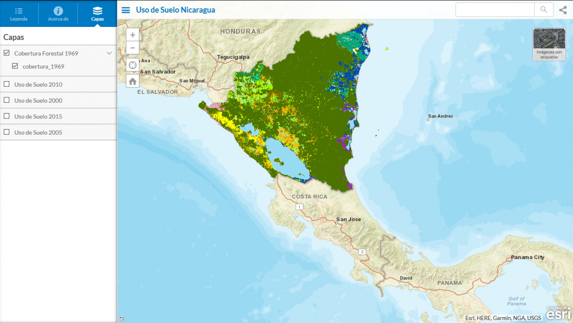 Visor de mapas y cobertura nacional