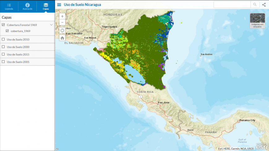 Visor de mapas y cobertura nacional